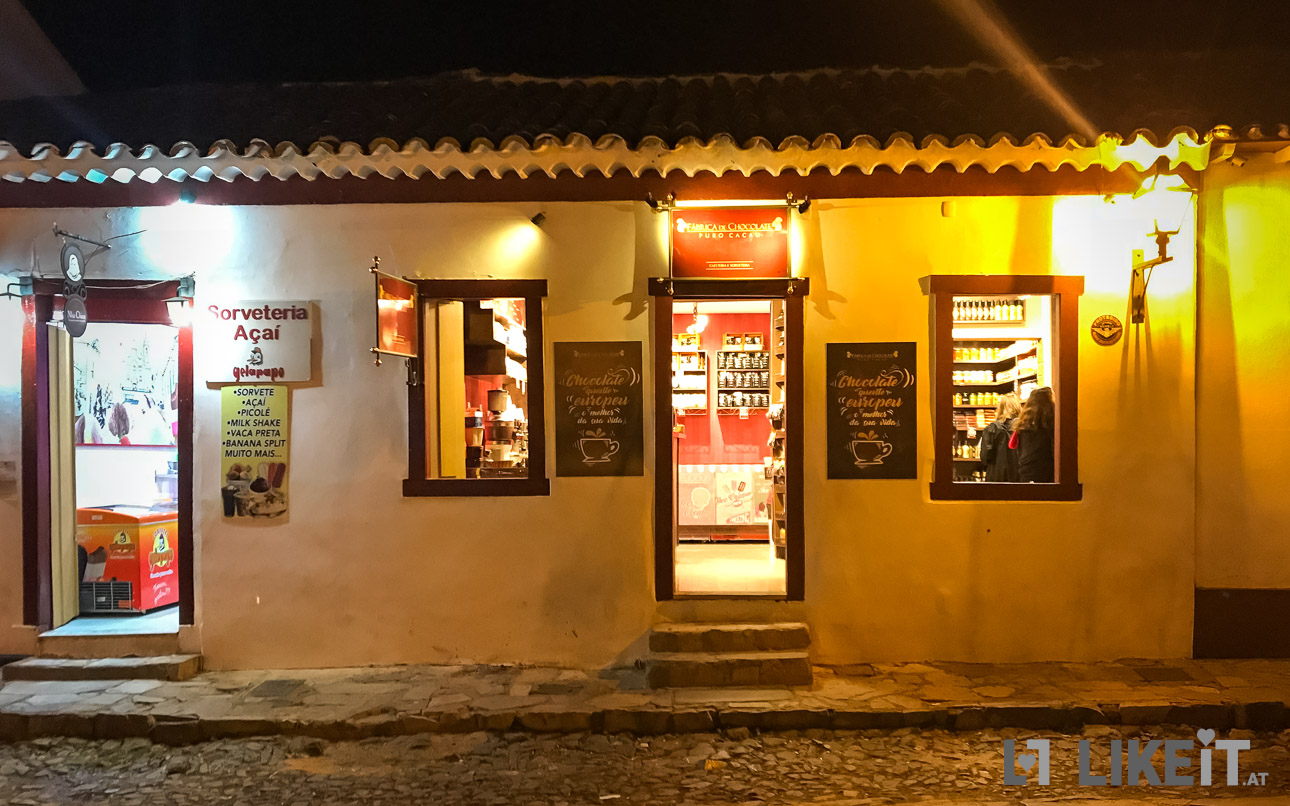 Geschäft in Tiradentes, Minas Gerais, Brasilien