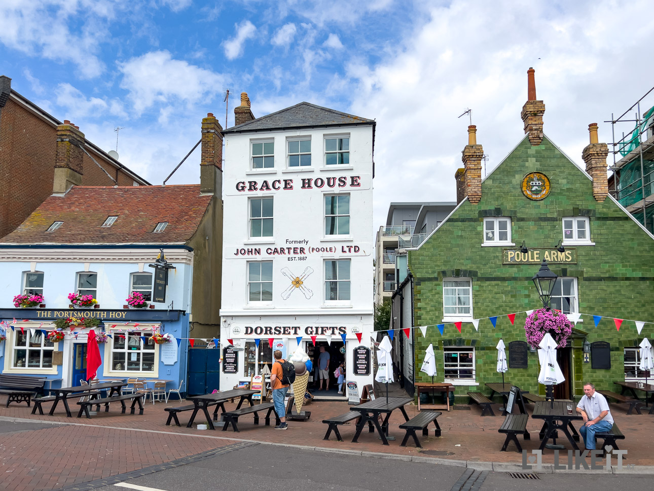 Geschäfte und Pubs in Poole, Dorset